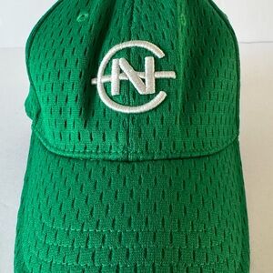 Nautica Competition Vintage Strapback Cotton Mesh Hat Men's Green 90s Unisex